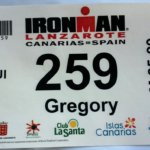 Dossard Ironman Lanzarote 2012