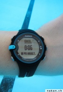 Garmin Swim en mode exercice