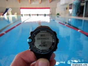 Garmin Swim distance exercices