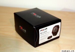 La boite de la Polar RC3 GPS