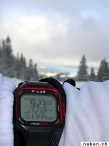 Ski de fond avec la Polar RC3 GPS