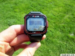 Polar RC3 GPS page d'entrainement