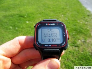 Polar RC3 GPS entrainement