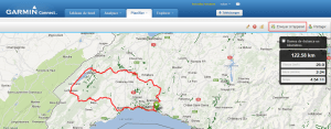 Garmin Connect parcours