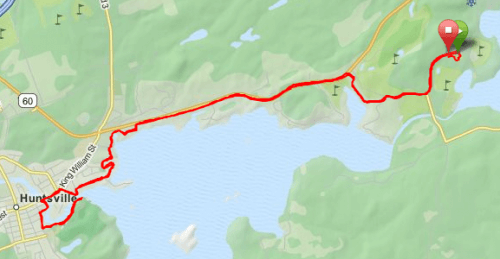 Ironman 70.3 Muskoka: parcours de course à pied