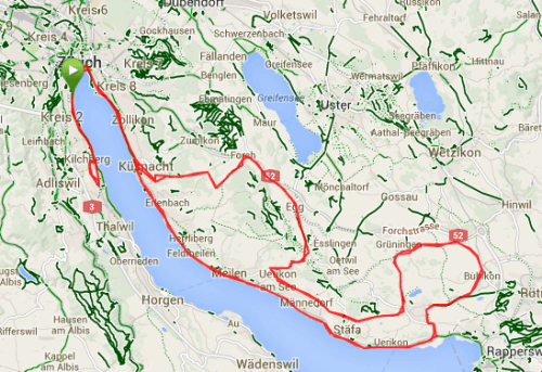 Parcours vélo Ironman Zurich