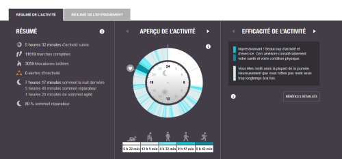 Polar Flow: Activité quotidienne