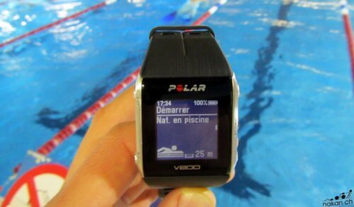 Polar V800 natation