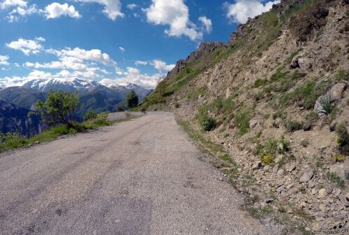 Descente du col de la Sarenne