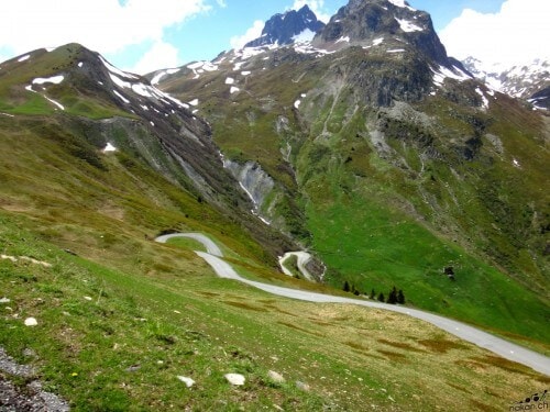 Derniers lacets du col du Glandon