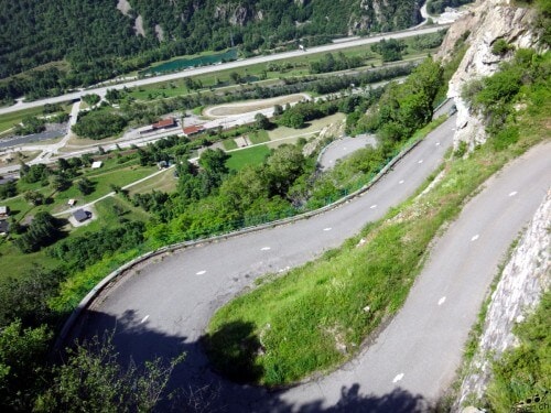 Lacets de Montvernier