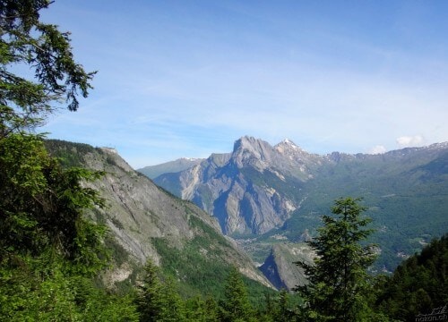 Vue depuis le col du Télégraphe