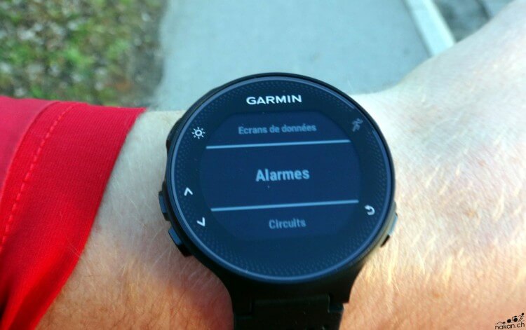 garmin_fr235_config_alarmes_web