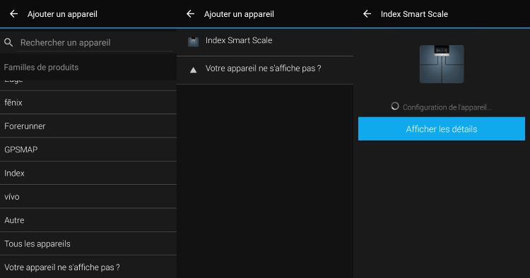 Garmin Index Smart Scale : meilleur prix, test et actualités - Les  Numériques