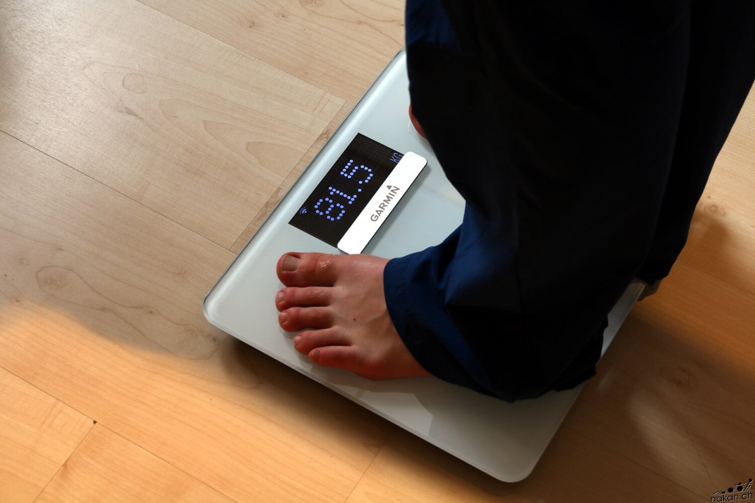 La balance connectée Garmin Index Smart Scale testée de fond en