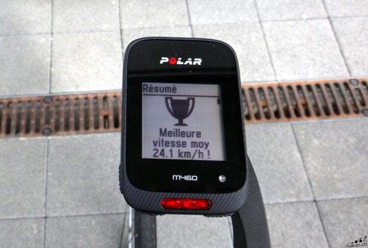 Le compteur cycliste Polar M460 teste de fond en comble nakan.ch