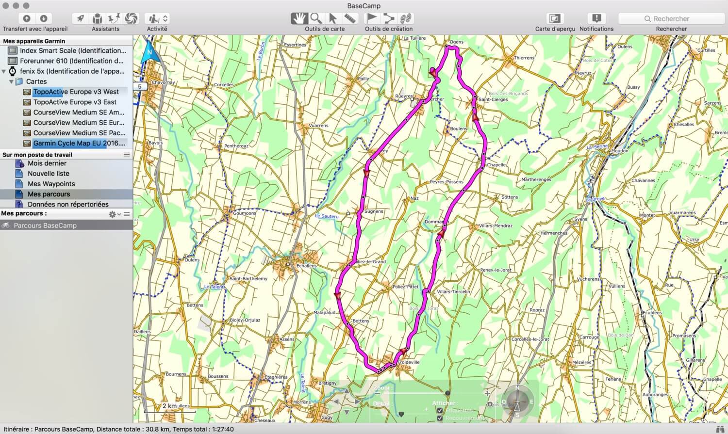 Les Fonctions De Cartographie De La Garmin Fenix 5x Testées