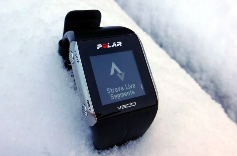 Les segments Strava sur la Polar V800