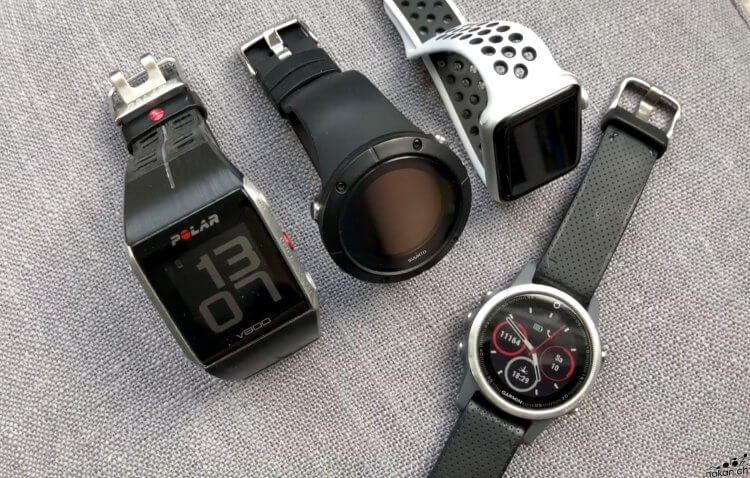 Polar V800, Suunto Spartan Trainer, Garmin fenix 5s, Apple Watch