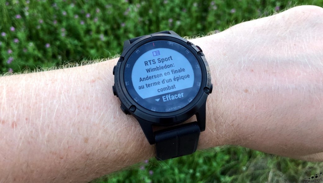 notifications garmin fenix 5