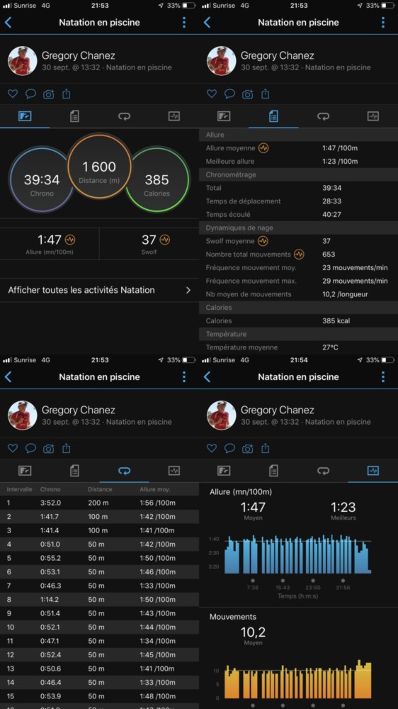 garmin instinct swimming review