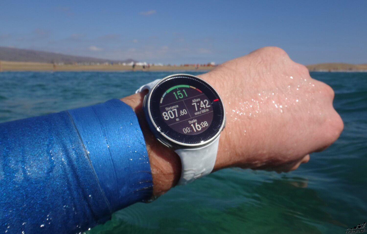 Le grand test GPS et cardio en eau libre 2019 