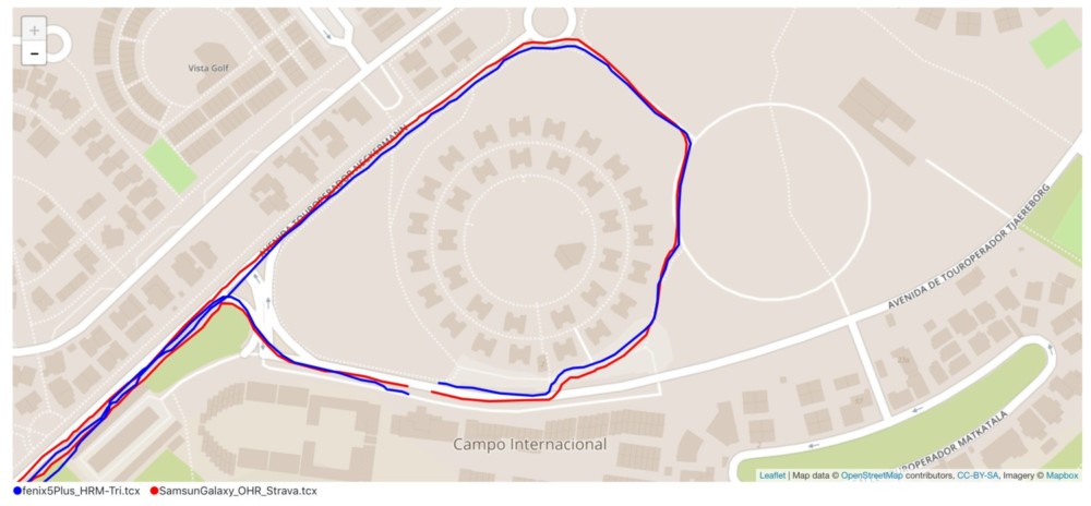 galaxy watch gps map