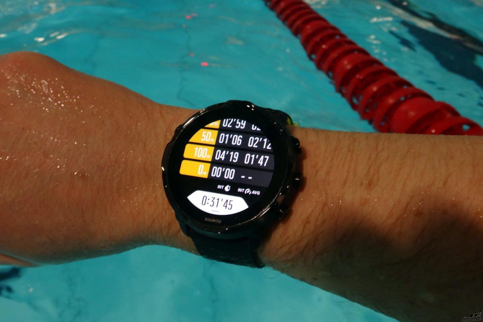 suunto 9 pool swimming
