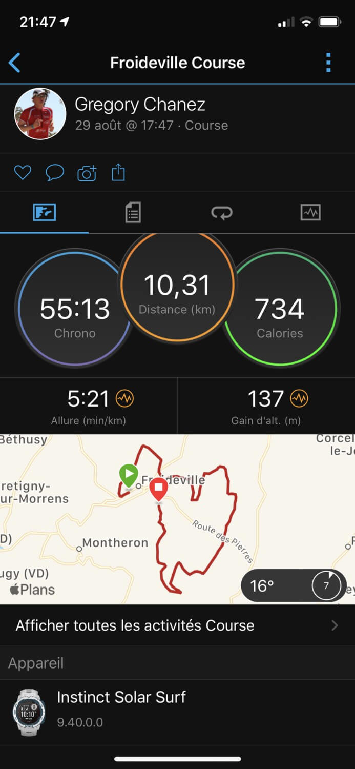 garmin instinct solar apps