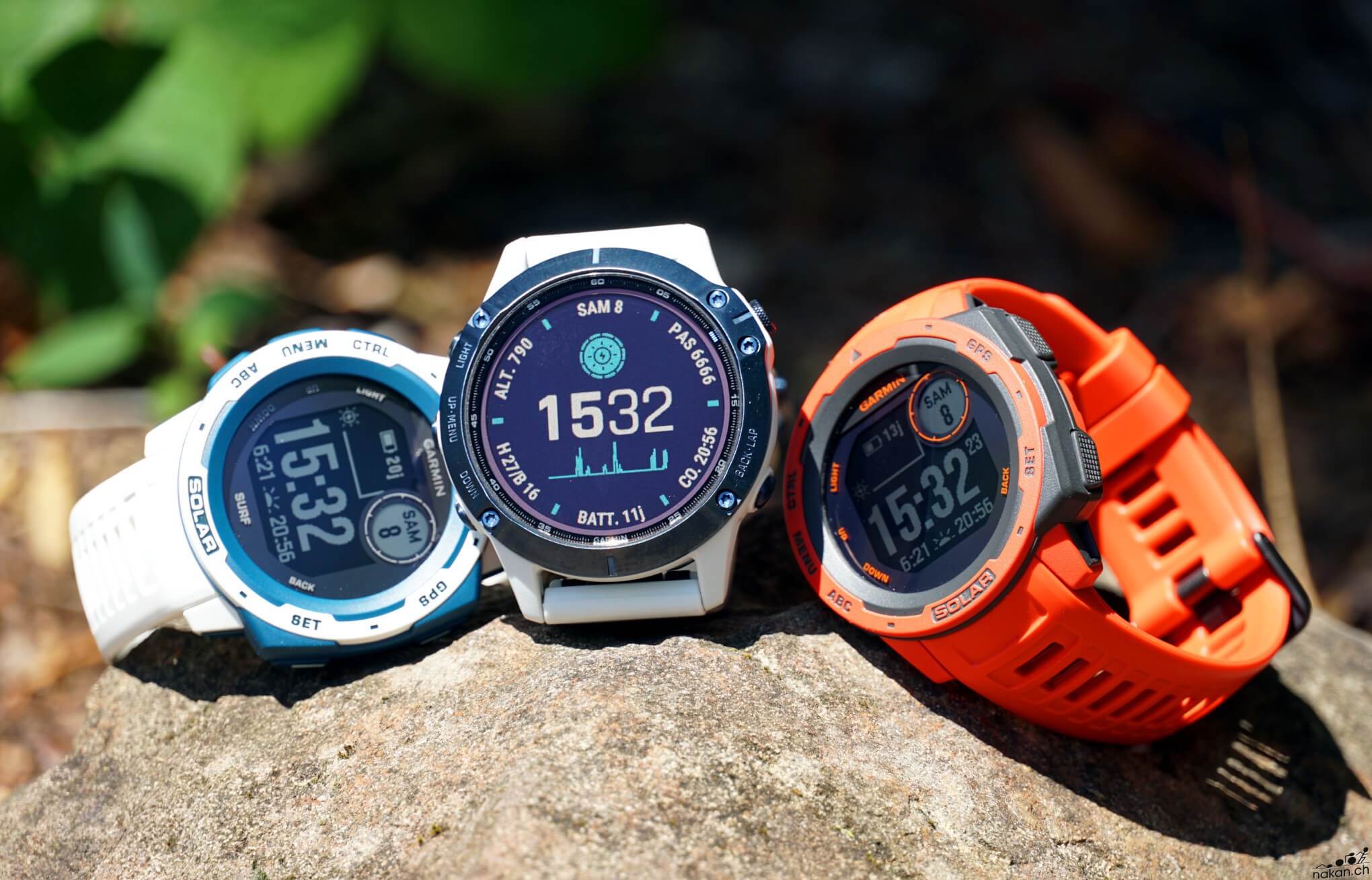 Les montres GPS avec recharge solaire