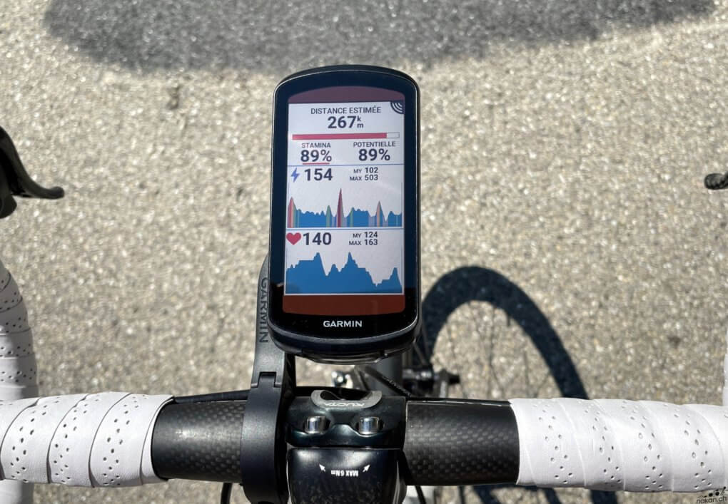 Compteur vélo GPS Garmin Edge 540 bonne autonomie ClimbPro cartographie top
