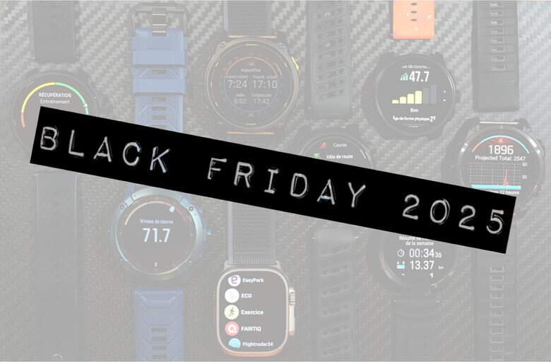 Quels bons plans Garmin, Suunto, COROS ou Polar pour Black Friday 2025?